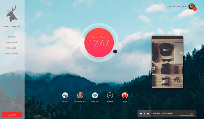rainmeter now playing spotify in browser